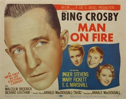 Man On Fire Original US Title Lobby Card
Vintage Movie Poster
Bing Crosby