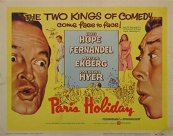 Paris Holiday Original US Title Lobby Card
Vintage Movie Poster
Bob Hope