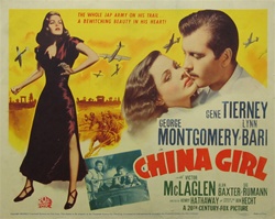 China Girl Original US Title Lobby Card
Vintage Movie Poster
Gene Tierney