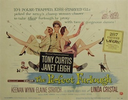 The Perfect Furlough Original US Title Lobby Card
Vintage Movie Poster
Tony Curtis