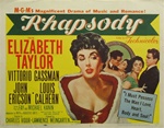 Rhapsody Original US Title Lobby Card
Vintage Movie Poster
Elizabeth Taylor