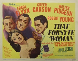 That Forsyte Woman Original US Title Lobby Card
Vintage Movie Poster
Errol Flynn