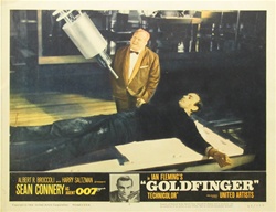 Goldfinger Original US Lobby Card Set of 8
Vintage Movie Poster
James Bond