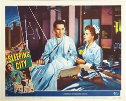 The Sleeping City Original US Lobby Card
Vintage Movie Poster
Richard Conte