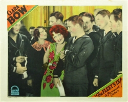 The Fleet's In Original US Lobby Card
Clara Bow