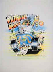 Stanley Mouse Mothers Worry 1 Silkscreen Airbrushed by Hand