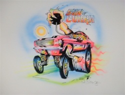 Stanley Mouse Son of Cobra 2 Silkscreen Airbrushed by Hand