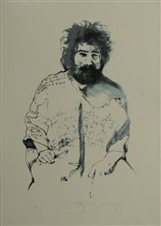 Stanley Mouse Grateful Dead Fine Art Silkscreen For Workingman's Dead 
Jerry Garcia