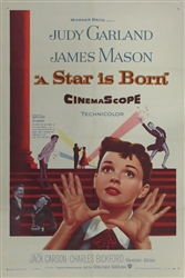 A Star Is Born Original US One Sheet
Vintage Movie Poster
Judy Garland
James Mason