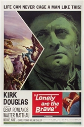 Lonely Are The Brave Original US One Sheet
Vintage Movie Poster
Kirk Douglas