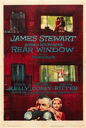 Rear Window US One Sheet
Vintage Movie Poster
Alfred Hitchcock