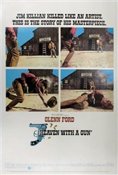 Heaven With A Gun US Original One Sheet
Vintage Movie Poster
Glenn Ford