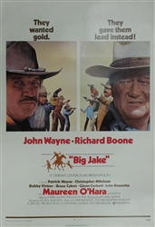 Big Jake Original US One Sheet
Vintage Movie Poster
John Wayne