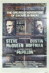 Papillon Original US One Sheet
Vintage Movie Poster
McQueen