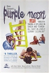 Purple Noon Original US One Sheet
Vintage Movie Poster
Rene Clement