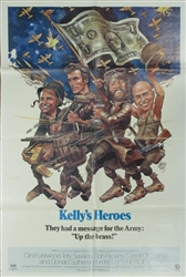 Kelly's Heroes Original US One Sheet
Vintage Movie Poster
Clint Eastwood