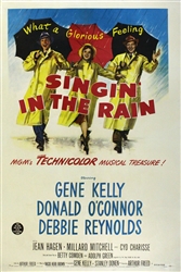 Singin In The Rain Original US One Sheet
Vintage Movie Poster
Gene Kelly