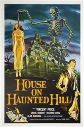 House On Haunted Hill Original US One Sheet
Vintage Movie Poster
Vincent Price

Peter Fonda