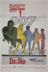 Dr. No US One Sheet
Vintage Movie Poster
James Bond