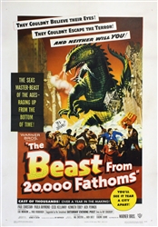 The Beast From 20,000 Fathoms Original One Sheet
Vintage Movie Poster