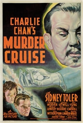 Charlie Chan Murder Cruise Original US One Sheet
Vintage Movie Poster
Sidney Toler