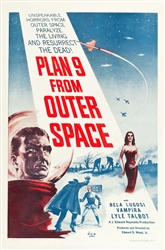 Plan 9 From Outer Space Original US One Sheet