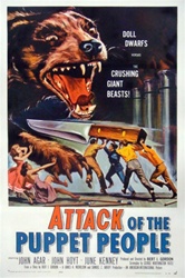 Attack of the Puppet People Original US One Sheet