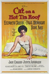 Cat on a Hot Tin Roof Original US One Sheet