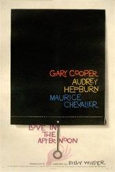 Love in the Afternoon Original US One Sheet