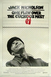 One Flew Over the Cuckoo's Nest US One Sheet
Vintage Movie Poster
Jack Nicholson
Best Picture
