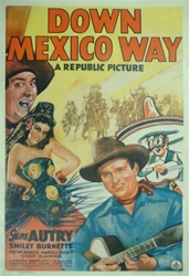 Down Mexico Way US One Sheet