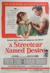 A Streetcar Named Desire US One Sheet
Vintage Movie Poster