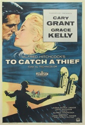 To Catch a Thief US One Sheet
Vintage Movie Poster
Alfred Hitchcock