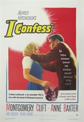 I Confess US One Sheet
Vintage Movie Poster
Alfred Hitchcock