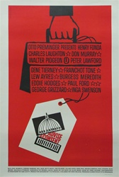 Advise and Consent Original US One Sheet