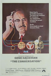 The Conversation Original US One Sheet
Vintage Movie Poster
Gene Hackman