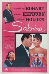 Sabrina Original US One Sheet
Vintage Movie Poster
Audrey Hepburn
Breakfast At Tiffany's
