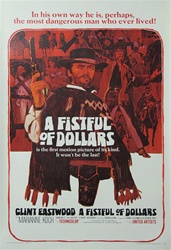 Fistful Of Dollars Original US One Sheet
Vintage Movie Poster
Clint Eastwood
Breakfast At Tiffany's