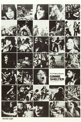 Gimme Shelter Original New York Premiere US One Sheet
Vintage Movie Poster
Rolling Stones