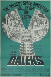 Dr. Who And The Daleks Original US One Sheet
Vintage Movie Poster