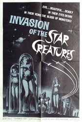 Invasion Of The Star Creatures Original US One Sheet
Vintage Movie Poster