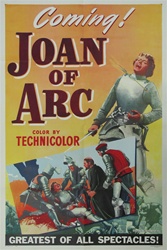 Joan of Arc Original US One Sheet
Vintage Movie Poster