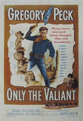 Only The Valiant Original US One Sheet
Vintage Movie Poster
Gregory Peck