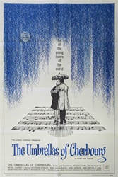 The Umbrellas Of Cherbourg Original US One Sheet
Vintage Movie Poster
Catherine Deneuve