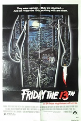 Friday The 13th Original US One Sheet
Vintage Movie Poster