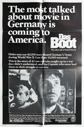 Das Boot Original US One Sheet
Vintage Movie Poster