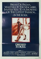 Dressed To Kill Original US One Sheet
Vintage Movie Poster