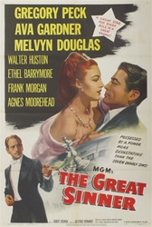 The Great Sinner Original US One Sheet
Vintage Movie Poster