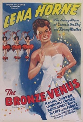 The Bronze Venus Original US One Sheet
Vintage Movie Poster
Lena Horne
