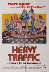 Heavy Traffic Original US One Sheet
Vintage Movie Poster
Ralph Bakshi
